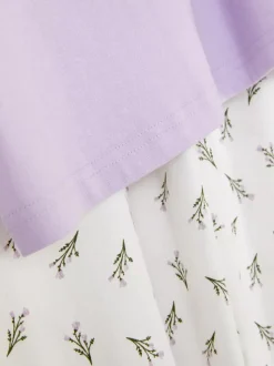 Długa piżama dżersejowa