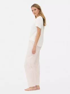 Długa piżama dżersejowa