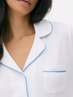 Długa piżama w stylu boyfriend