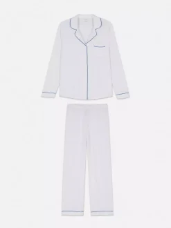 Długa piżama w stylu boyfriend