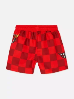 Długie szorty w kratę Hot Wheels