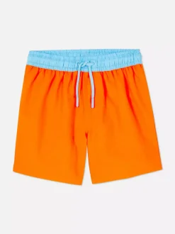 Dwukolorowe spodenki kąpielowe