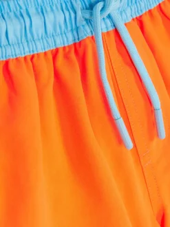 Dwukolorowe spodenki kąpielowe