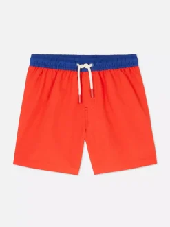 Dwukolorowe spodenki kąpielowe