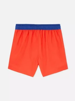 Dwukolorowe spodenki kąpielowe