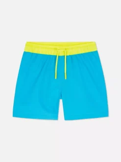 Dwukolorowe spodenki kąpielowe