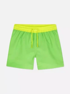 Dwukolorowe spodenki kąpielowe