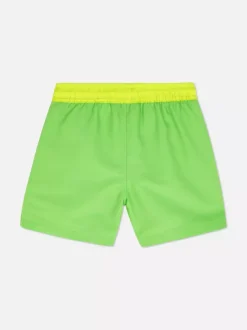 Dwukolorowe spodenki kąpielowe