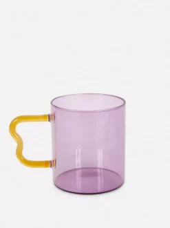 Dwukolorowy kubek ze szkła