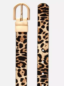 Dwustronny pasek z owalną klamrą