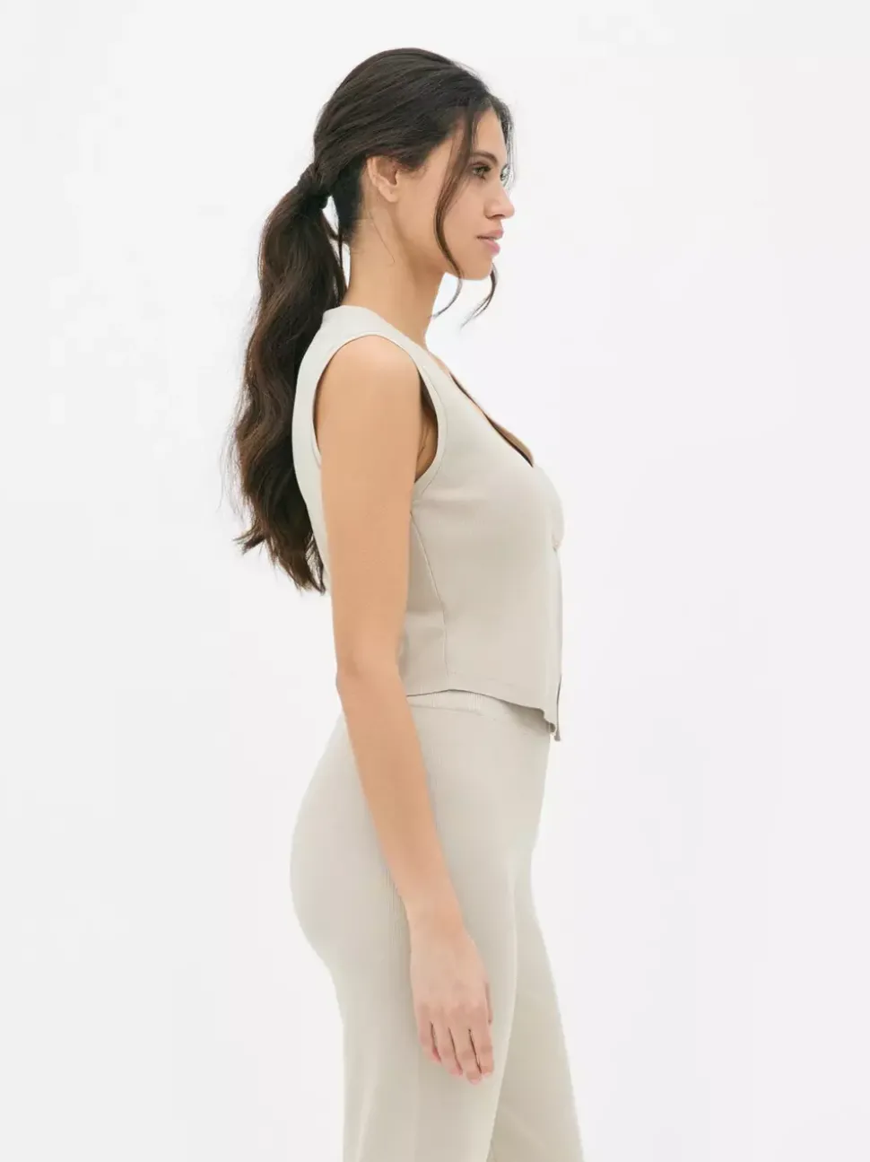 Dzianinowa kamizelka Paula Echevarría