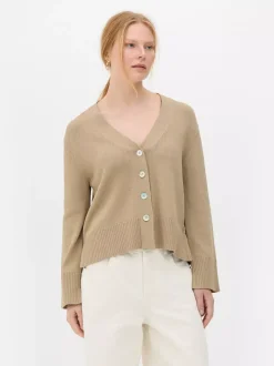 Dzianinowy kardigan z dekoltem w serek The Edit