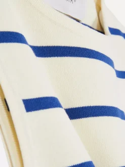 Dzianinowy top bez rękawów z okrągłym dekoltem