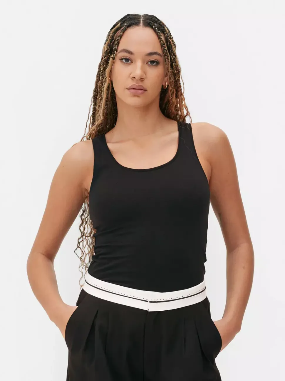 Elastyczna koszulka bez rękawów