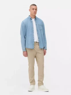 Elastyczne chinosy o kroju slim