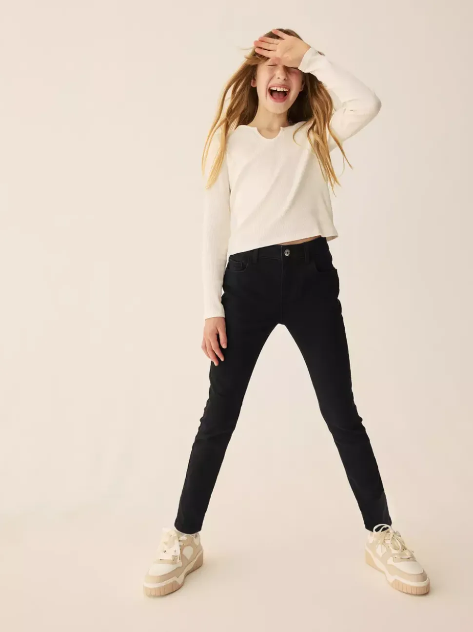 Elastyczne jeansy skinny