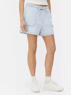 Elastyczne spodenki jeansowe