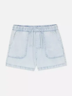 Elastyczne spodenki jeansowe