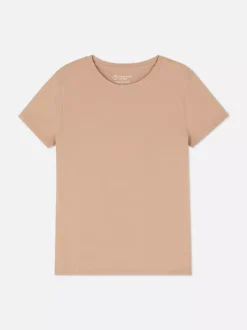 Elastyczny T-shirt z krótkim rękawem