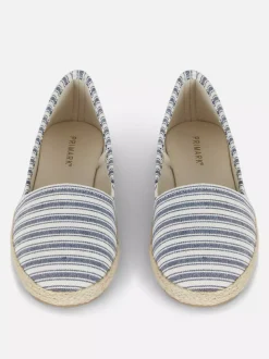 Espadryle z podeszwą z juty