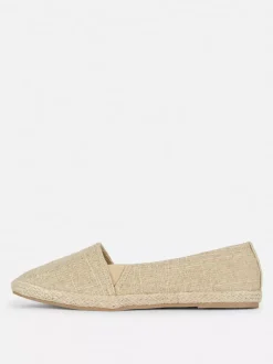 Espadryle z podeszwą z juty