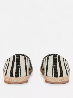 Espadryle z podeszwą z juty