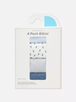 Figi bikini na co dzień, 4 pary