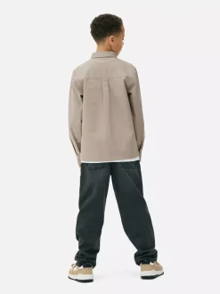 Funkcjonalna koszula z kołnierzykiem i T-shirt