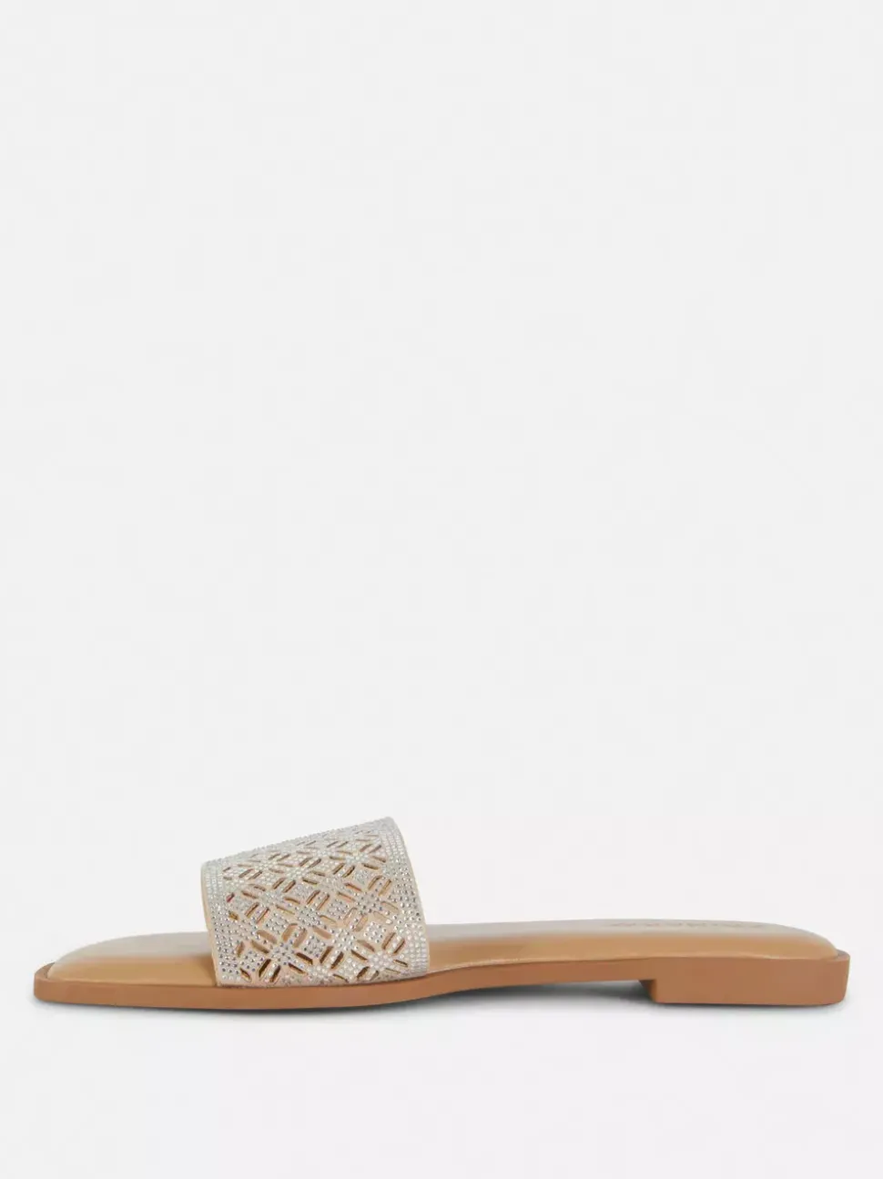 Geometryczne sandały bez pięty z wycięciami