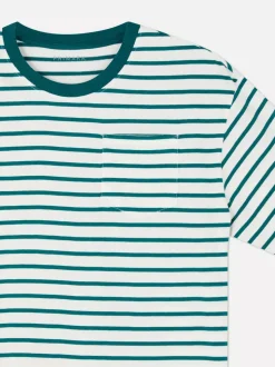 Góra od piżamy w poziome paski