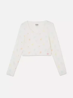 Góra od piżamy z długim rękawem, Troskliwe Misie