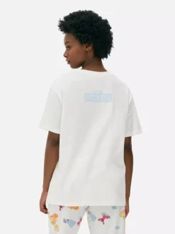 Góra od piżamy z krótkim rękawem, Ulica Sezamkowa