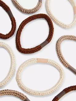 Grube elastyczne gumki do włosów, 10 szt.