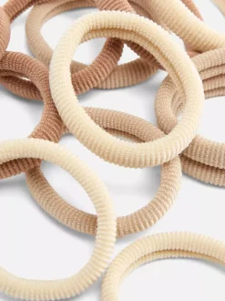 Gumki do włosów z elastycznego materiału, 12 szt.