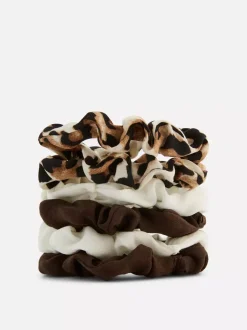 Gumki owijki do włosów w różne wzory, 6 szt.