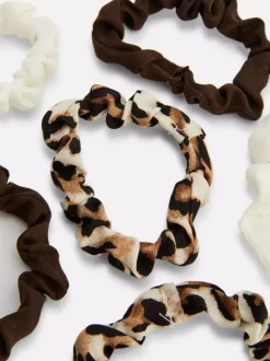 Gumki owijki do włosów w różne wzory, 6 szt.