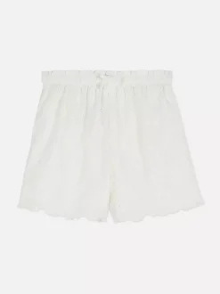 Haftowane szorty z dżerseju