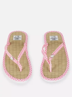 Japonki w kratkę vichy z motywem Hello Kitty