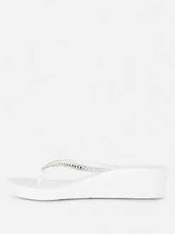 Japonki z diamencikami na koturnie