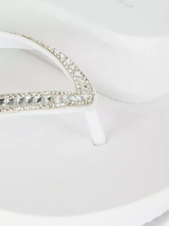 Japonki z diamencikami na koturnie