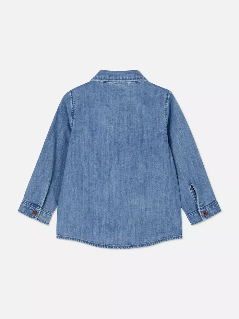 Jeansowa koszula z długim rękawem