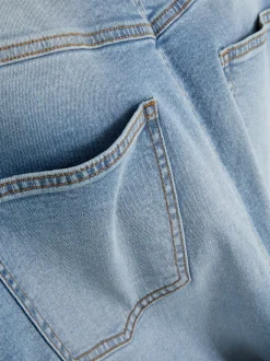 Jeansowa spódnica midi