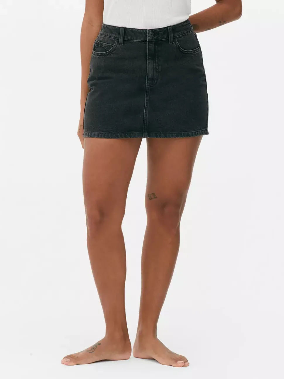 Jeansowa spódnica mini