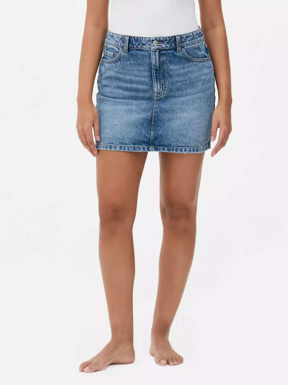 Jeansowa spódnica mini