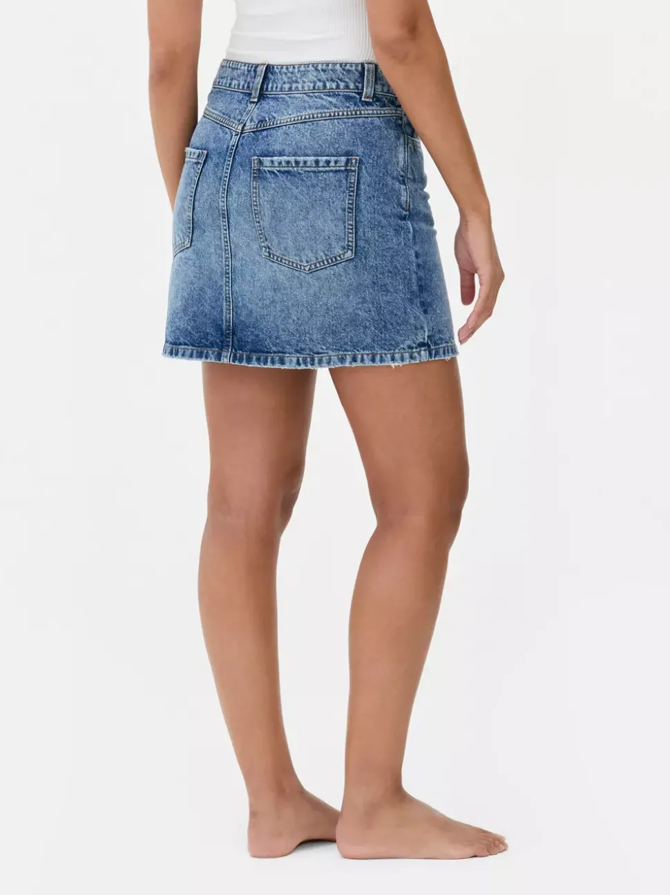 Jeansowa spódnica mini