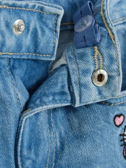 Jeansowe szorty z motywem Hello Kitty i przyjaciół