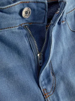 Jeansy ze średnim stanem o kroju skinny | standard