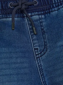 Jeansy ze sznurkiem w talii