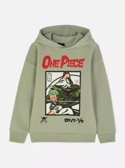 Jednoczęściowa bluza z kapturem i motywem Zoro