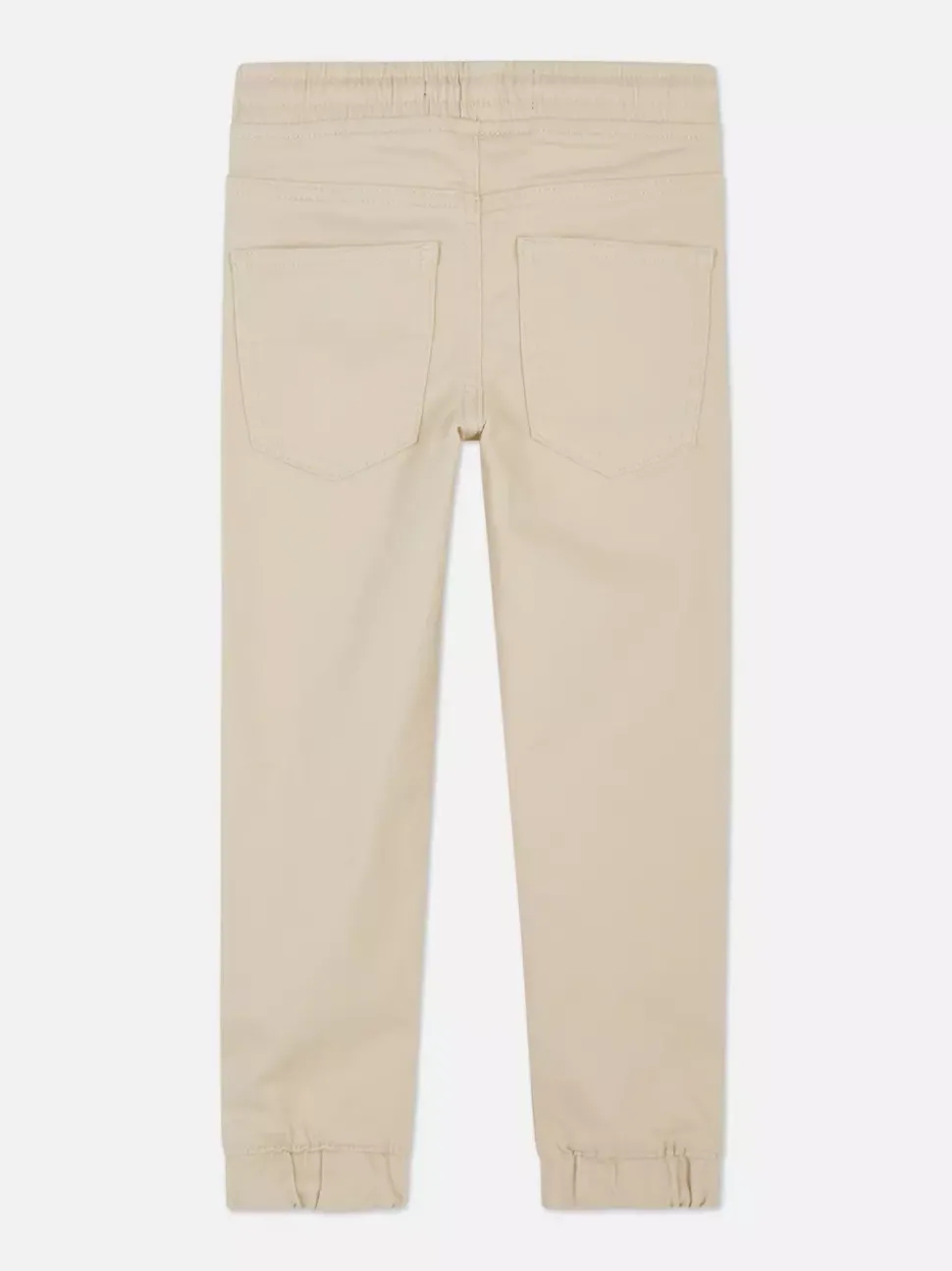 Joggery jeansowe ściągane sznurkiem